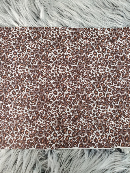 Leopard Faux Leather